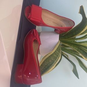 Peter Kaiser red shoes